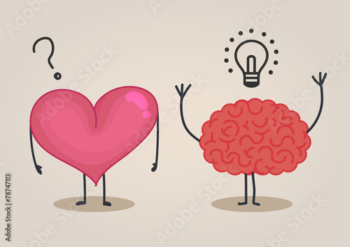 Brain & heart characters: Idea