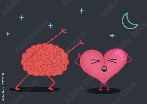 Brain & heart characters
