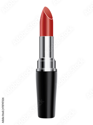 Red lipsticks vector isolated white