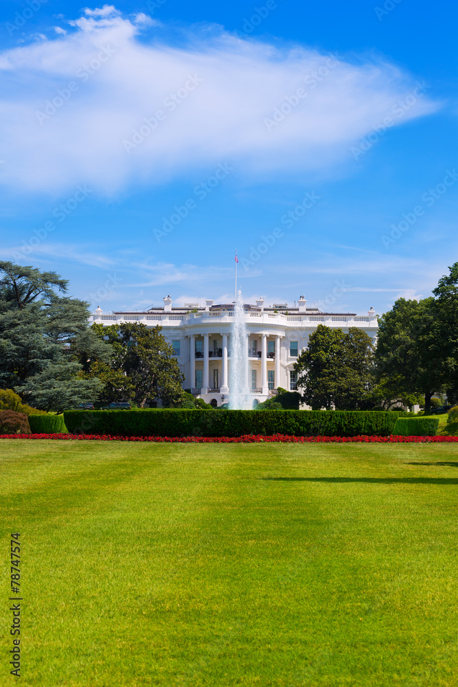 The White House in Washington DC USA