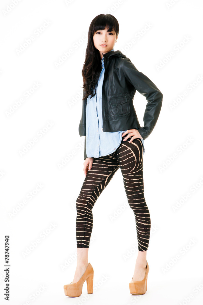 Fototapeta premium Modern Asian woman