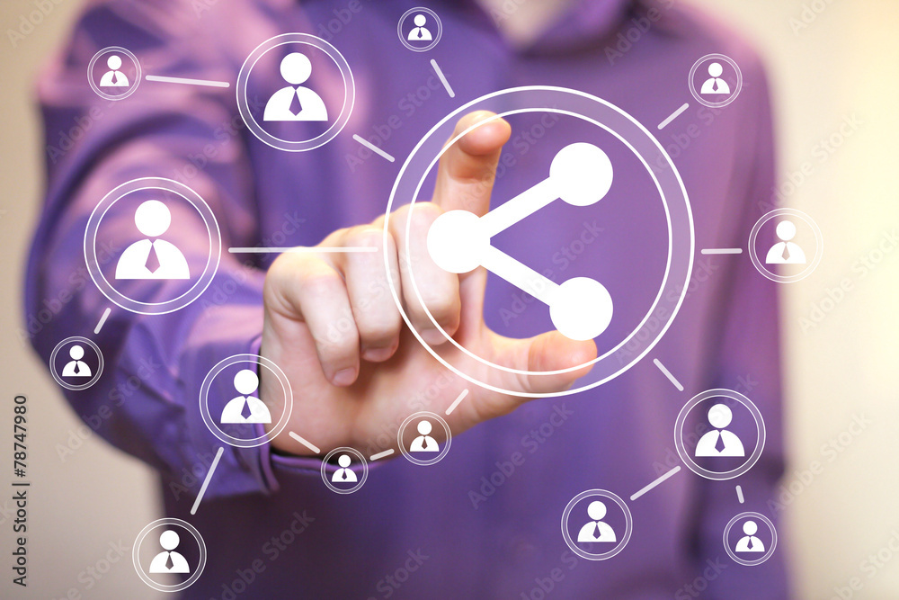 Business button share connection web communication. Business button share connection web communication.