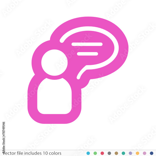Sticker Icon - Vector file includes all colors