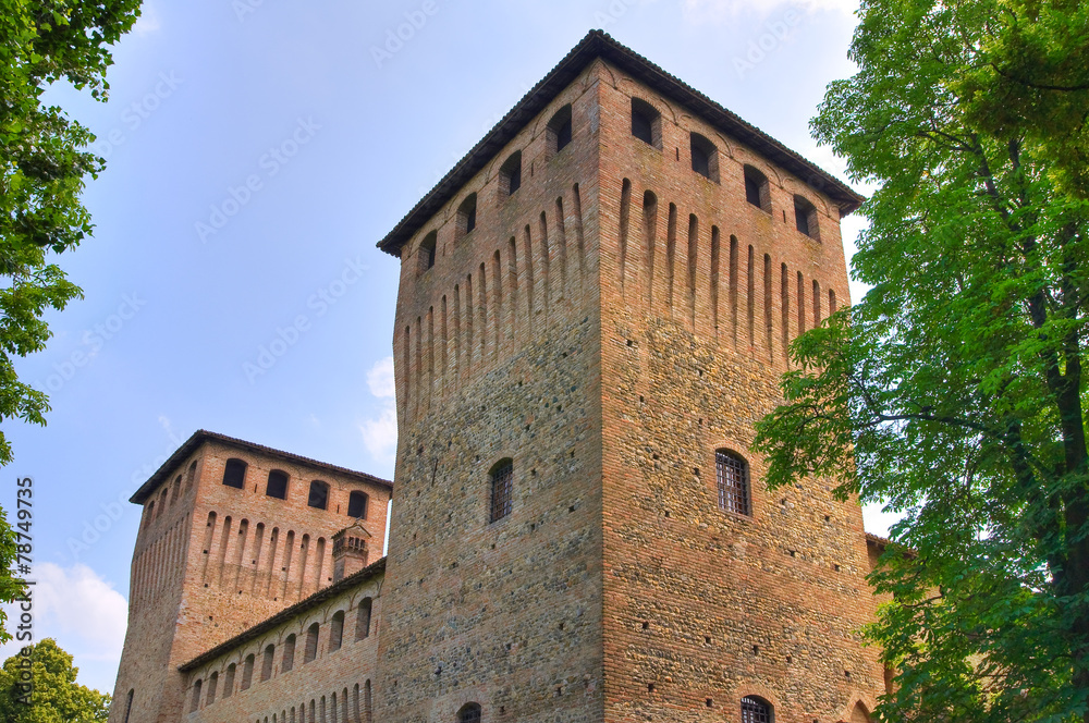 Castle of Castelguelfo. Emilia-Romagna. Italy.
