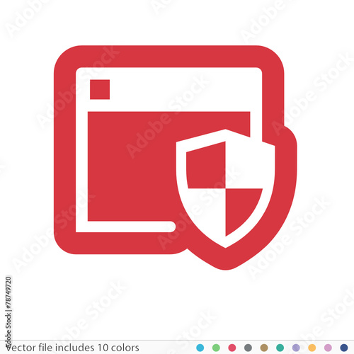 Sticker Icon - Vector file includes all colors