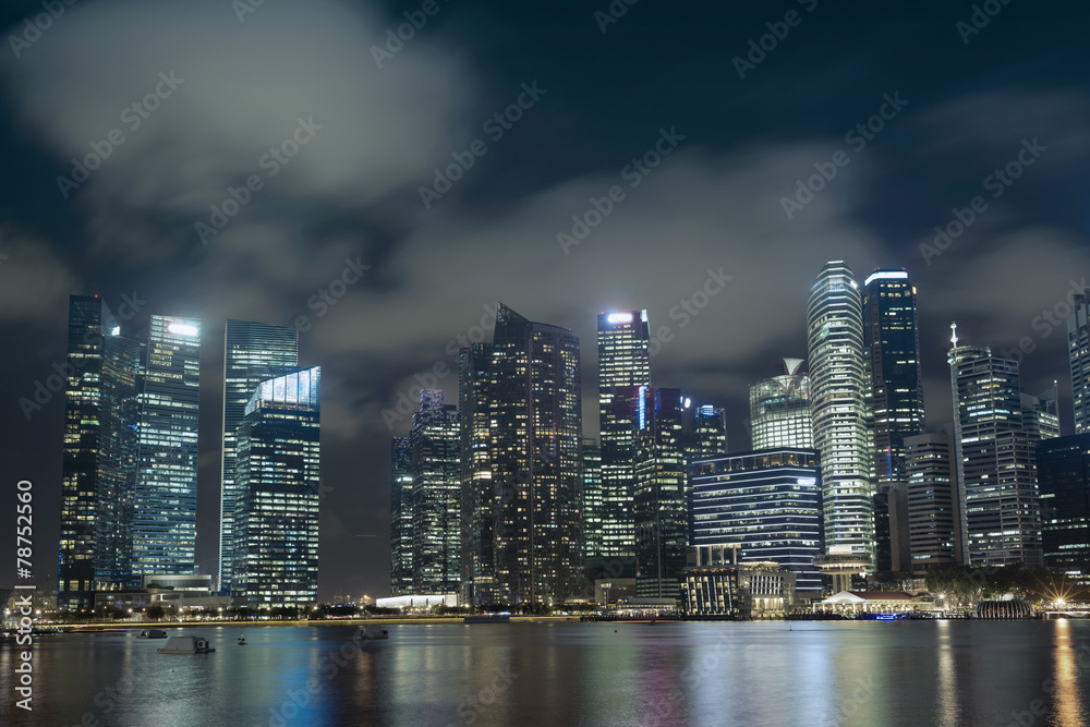 Fototapeta premium Panoramę Singapuru