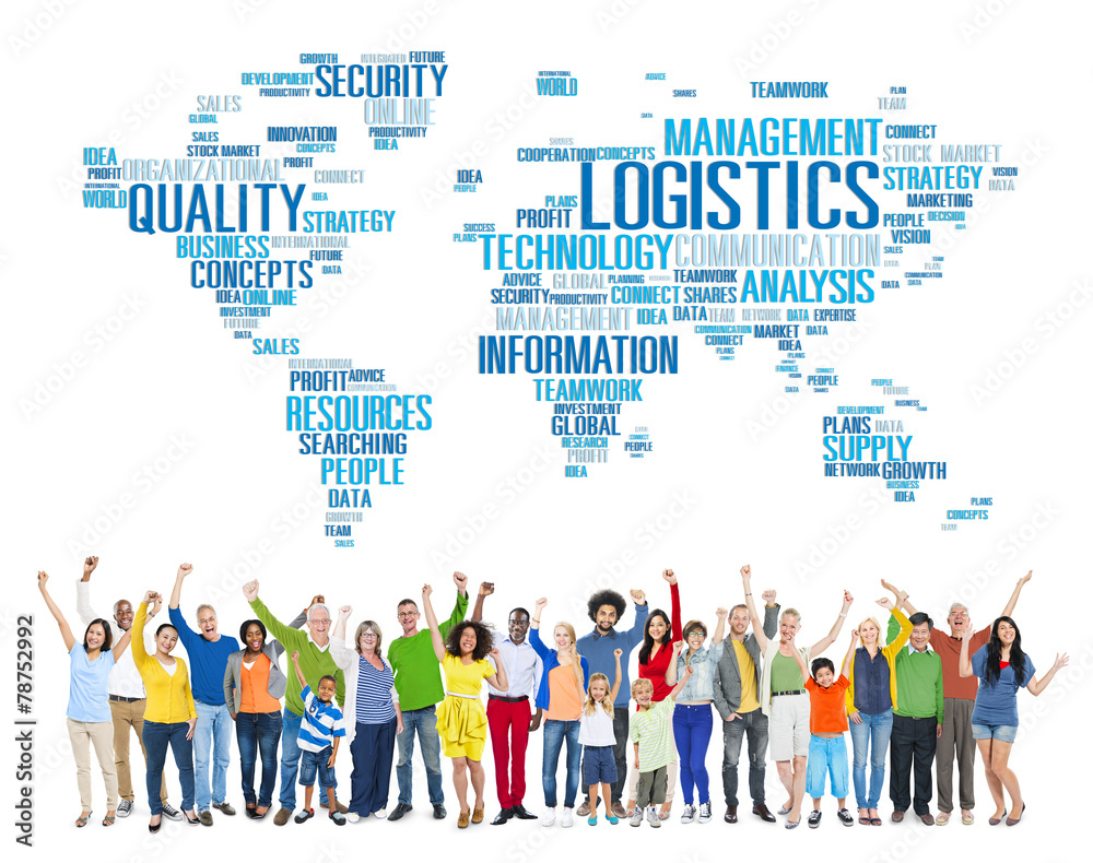 Logistics Management Freight Service Production Concept Logistics Management Freight Service Production Concept
