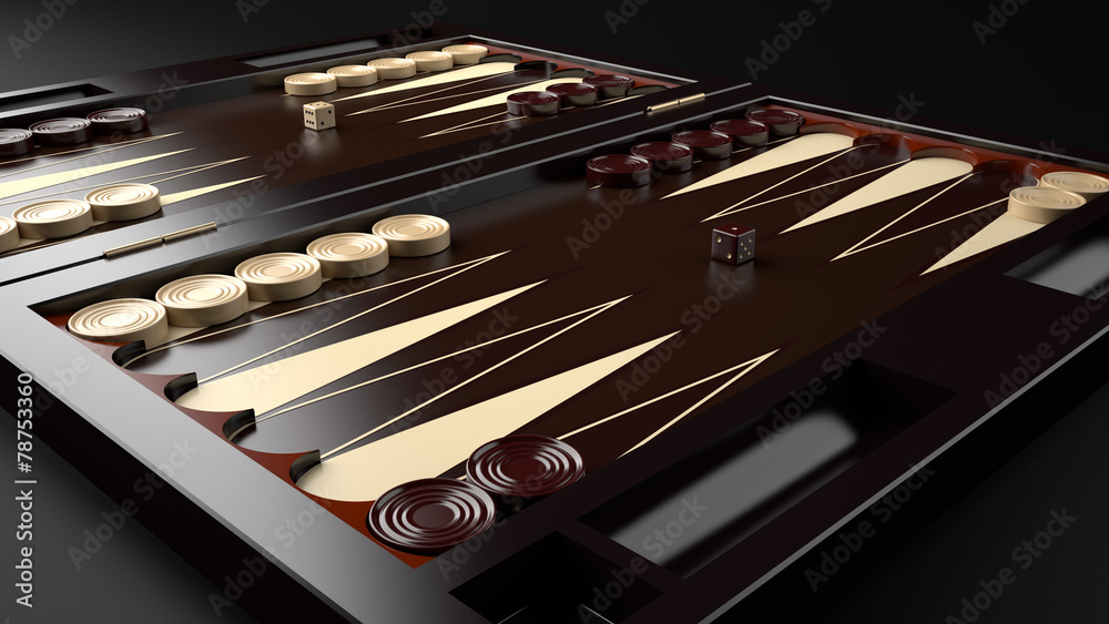 Fototapeta premium Backgammon Board