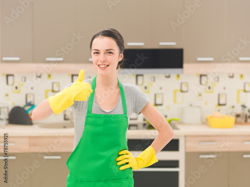 Photography the kitchen is squeaky clean