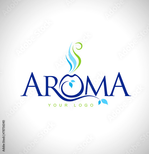 Aroma Therapy Logo Design. Aromatic oils design symbol