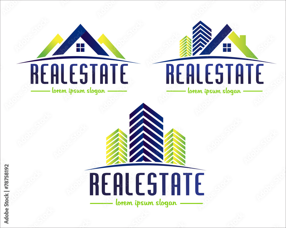 Real Estate Logo Design. House Logo Design