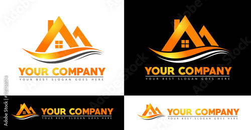 Real Estate Logo Design. House Logo Design