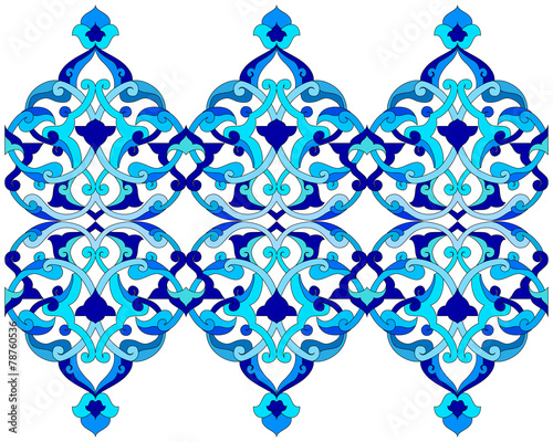 artistic ottoman pattern series sixty six