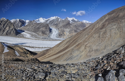 Glacier in Tajikistan photo