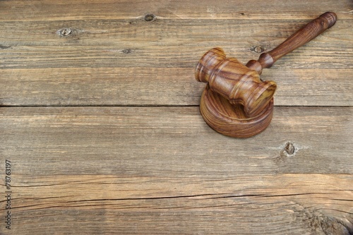 Fotografie Vintage Judges Gavel