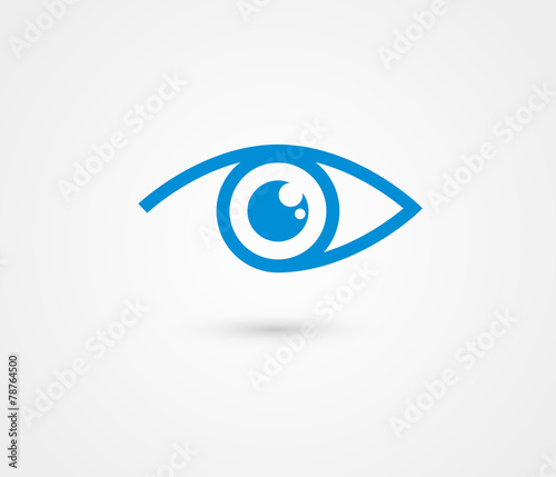 Fototapeta Naklejka Na Ścianę i Meble -  Eye vector logo design template