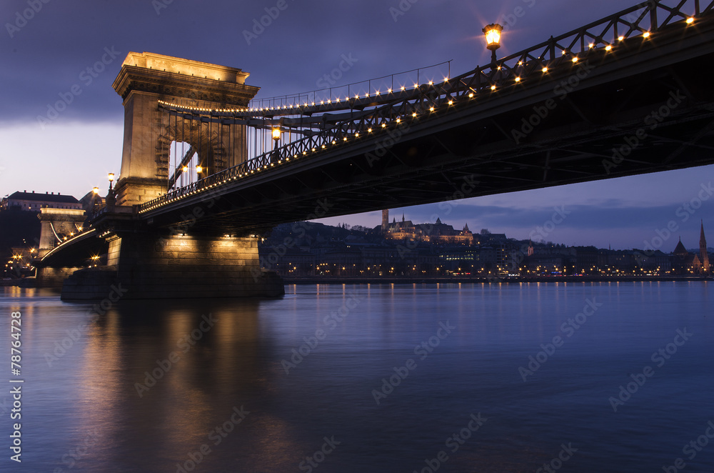 Fototapeta premium Budapest Chain Bridge