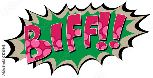Biff - Comic Expression Vector Text