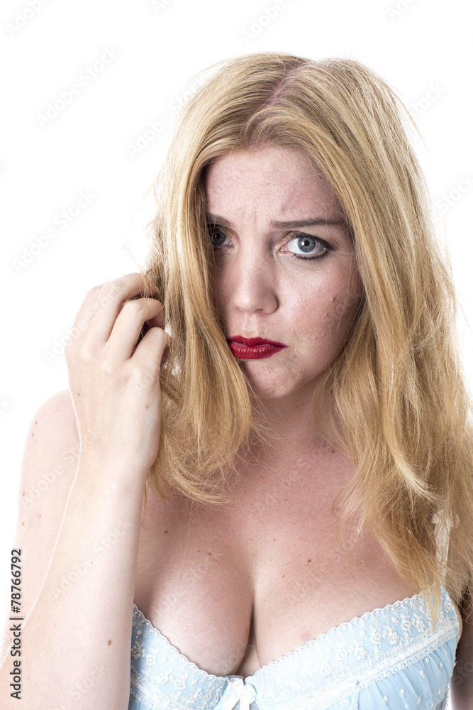 Model Released. Sad Young Woman Model Released. Sad Young Woman