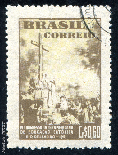 First Mass Celebrated in Brazil
