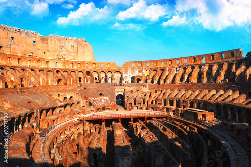 Roman colosseum Italy