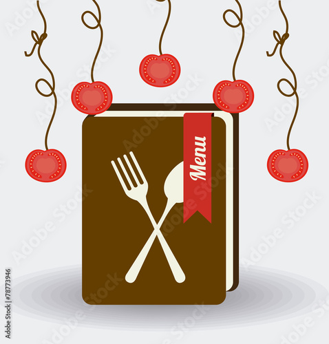 Restaurant design, vector illustration.