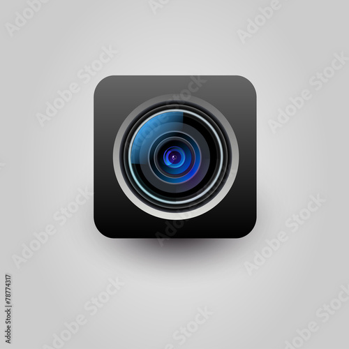 User interface camera icon