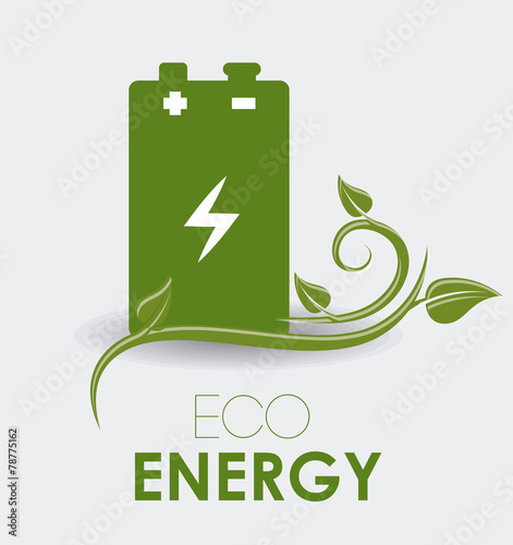 Ecology design, vector illustration.