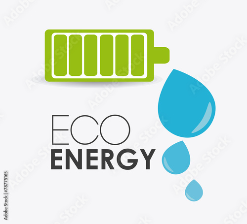 Ecology design, vector illustration.