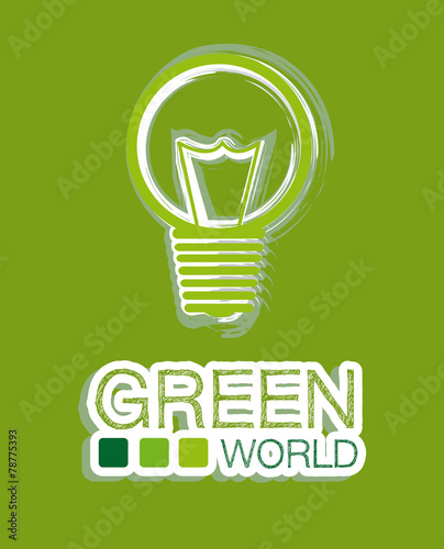 Ecology design, vector illustration.