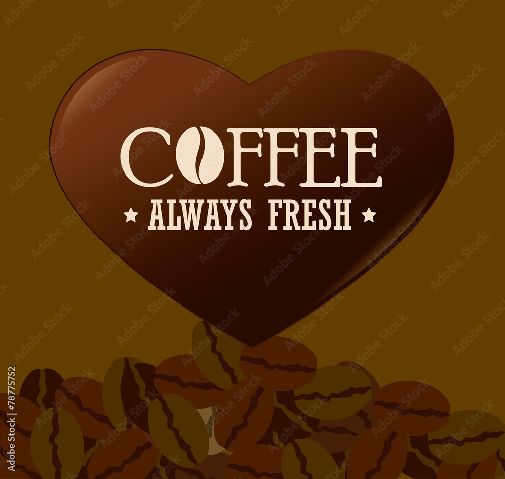 Obraz premium Coffee design, vector illustration.