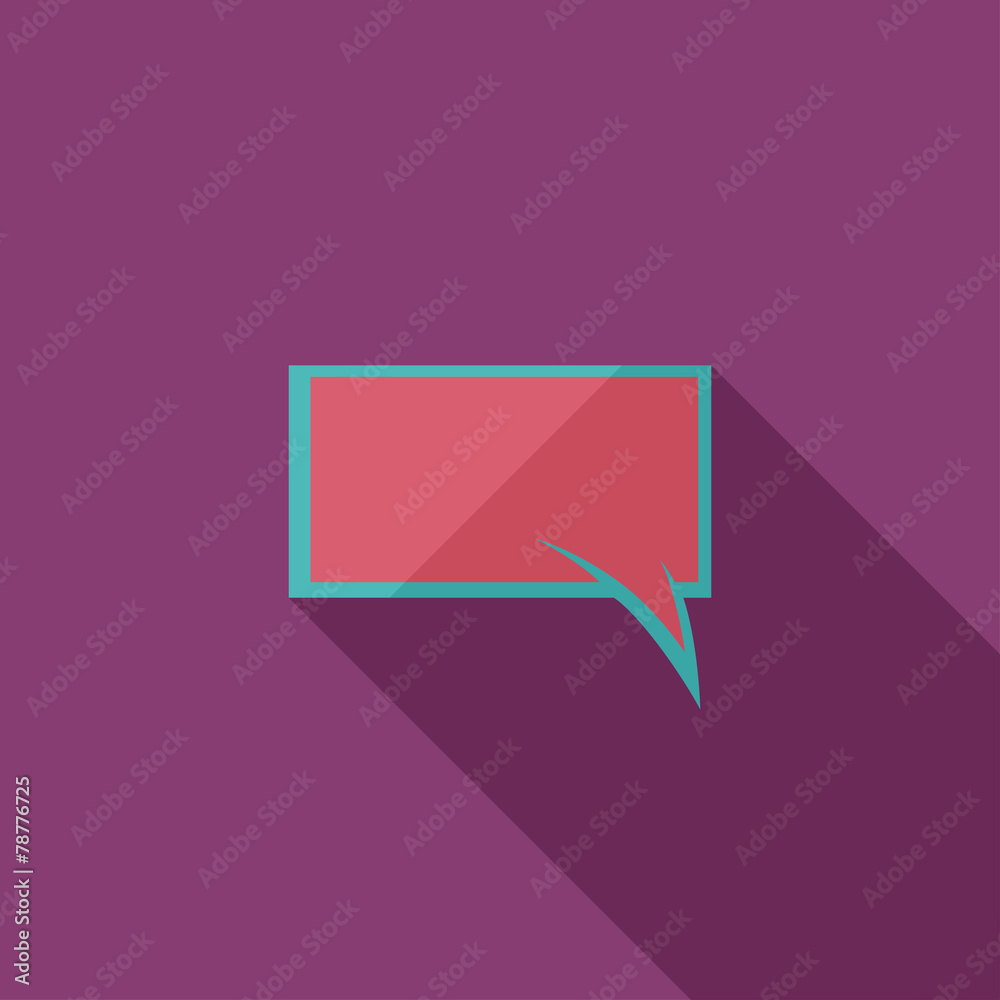 Flat Comic Speech Bubbl. Retro Logo Flat Comic Speech Bubbl. Retro Logo