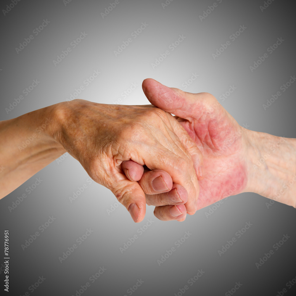 Fototapeta premium care is at home of elderly