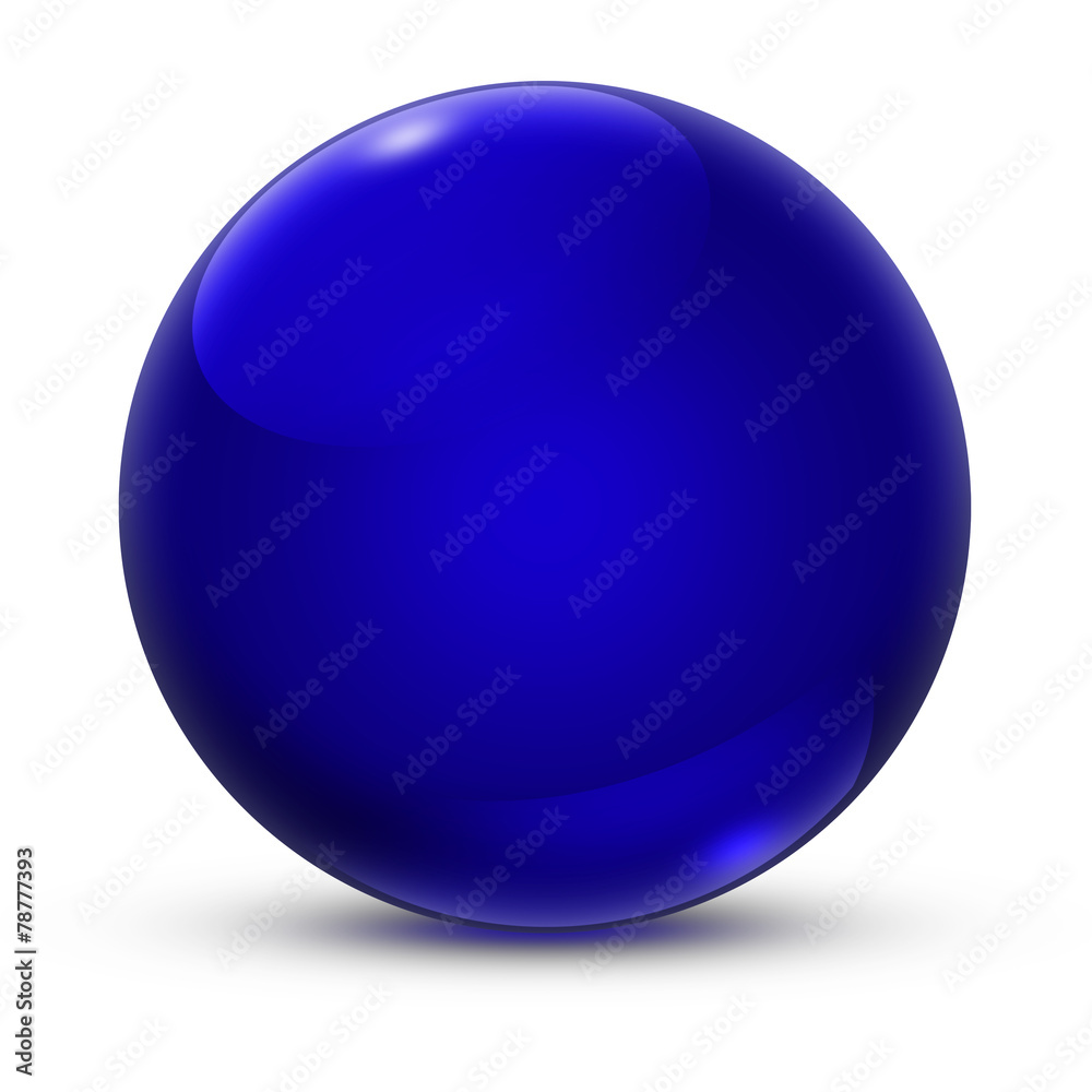 Kugel Blau Kugel Blau