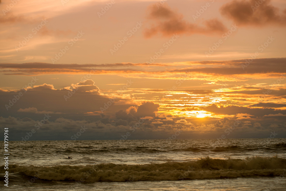 Obraz premium couché de soleil sur le pacifique - Costa Rica