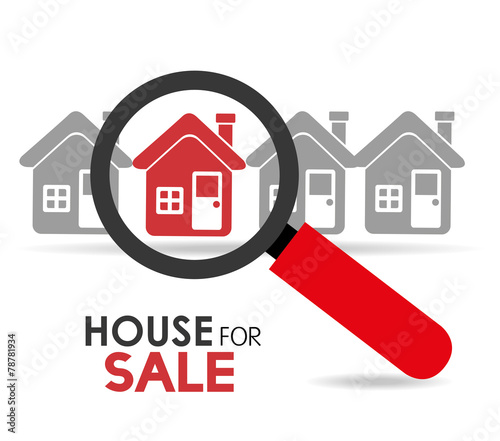 Real estate design, vector illustration.
