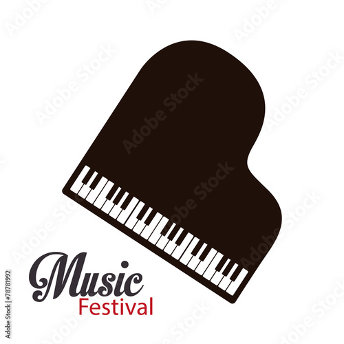 Music design, vector illustration.