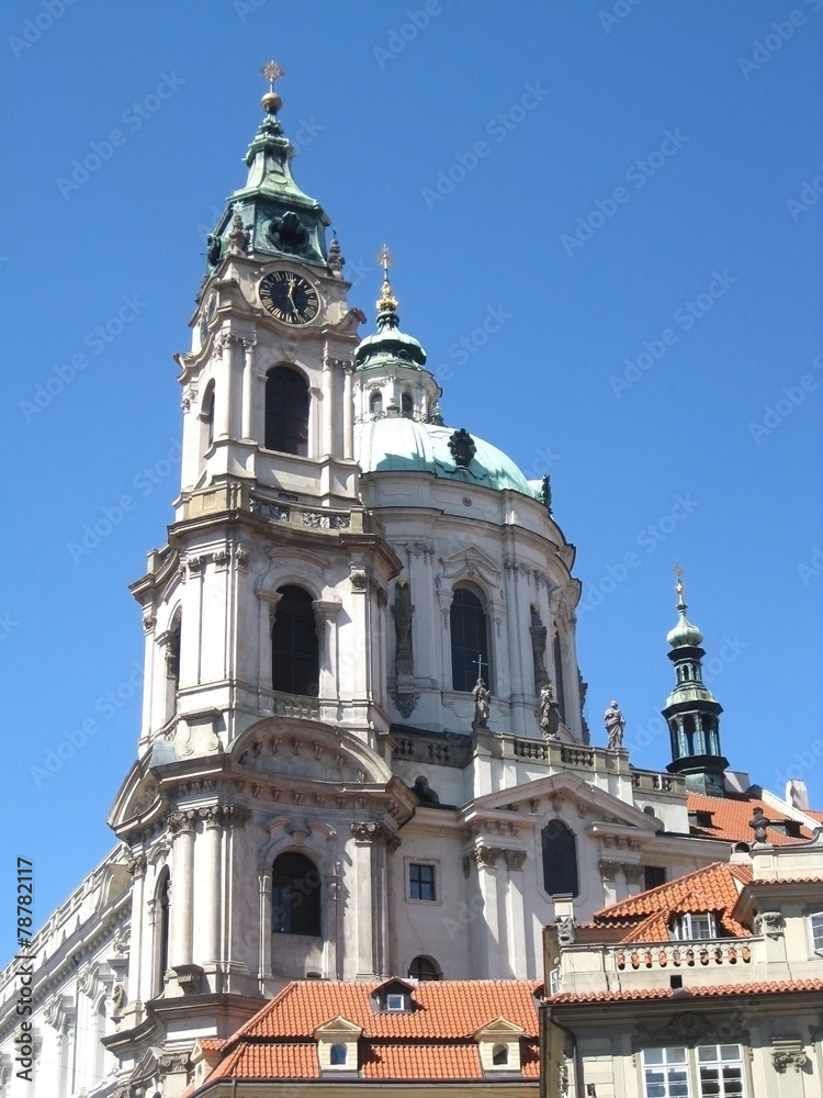 Фрагмент средневековой церкви. Прага