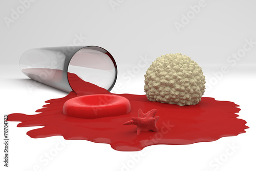 Full blood count test illustration
