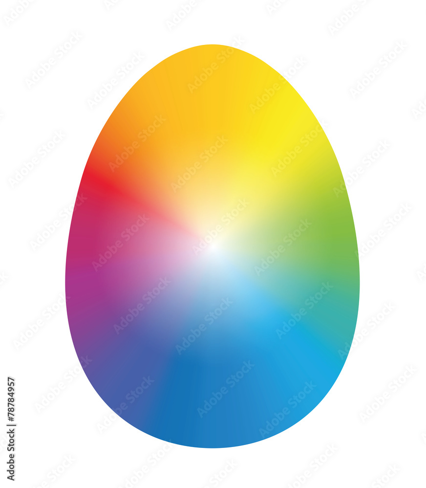 Easter Egg Rainbow Colors