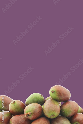 fresh kiwi berries on a purple background photo