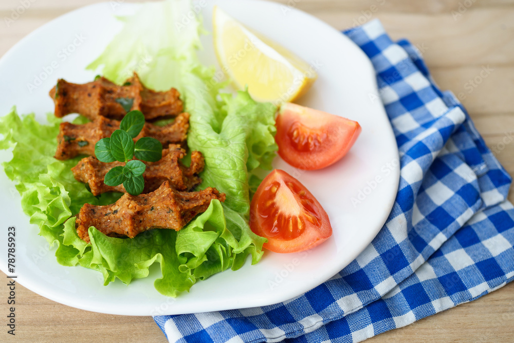 Çiğ köfte Stock Photo Adobe Stock