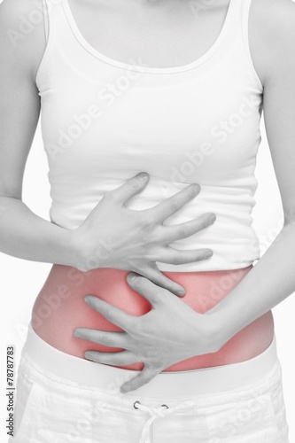 Wallpaper Mural Woman touching her belly Torontodigital.ca