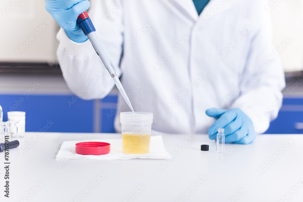 Scientist in lab Scientist in lab