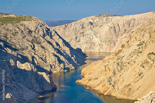 Canyon of Zrmanja river in Croatia