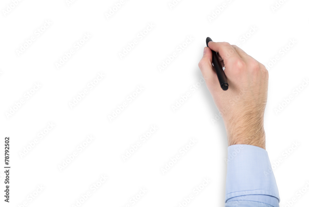 hand with pen hand with pen