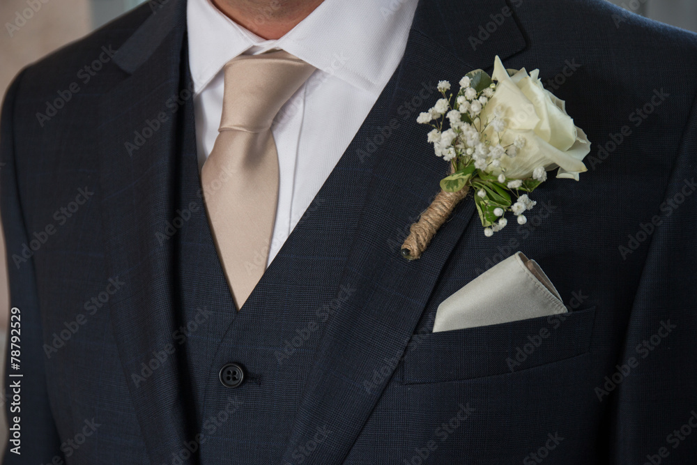 © Paul Retherford - white rose wedding flower boutinerre © Paul Retherford - white rose wedding flower boutinerre