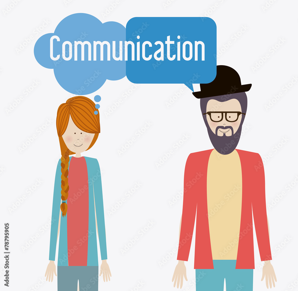 communicate, desing, vector illusttration communicate, desing, vector illusttration