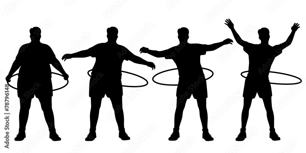 Fototapeta premium Hoop fitness