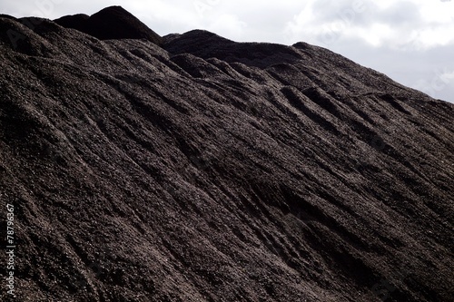 Huge pile of coal
